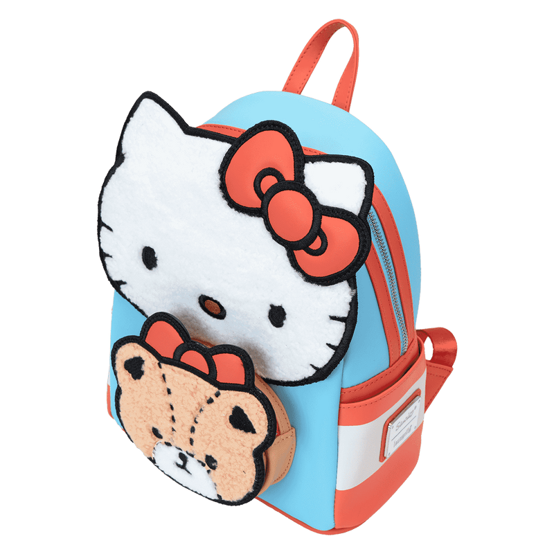 Loungefly - Sanrio Hello Kitty & Tiny Chum Bear Sherpa Mini Backpack back view