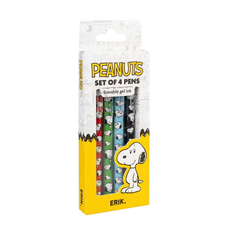 Snoopy Erasable Pen Set of 4 Colours in Window Box