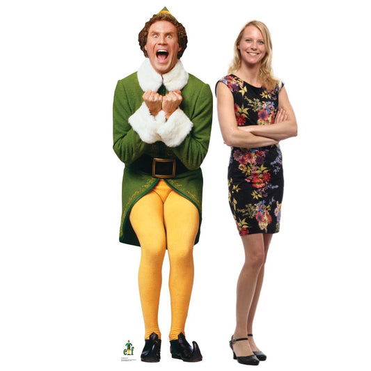 Buddy The Elf Christmas Icon Cardboard Cut Out Height 187cm collectible from Star Cutouts