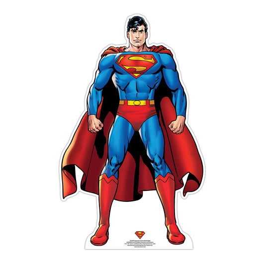 Superman Comic Style Cardboard Cut Out Height 92cm collectible from DC Star Cutouts