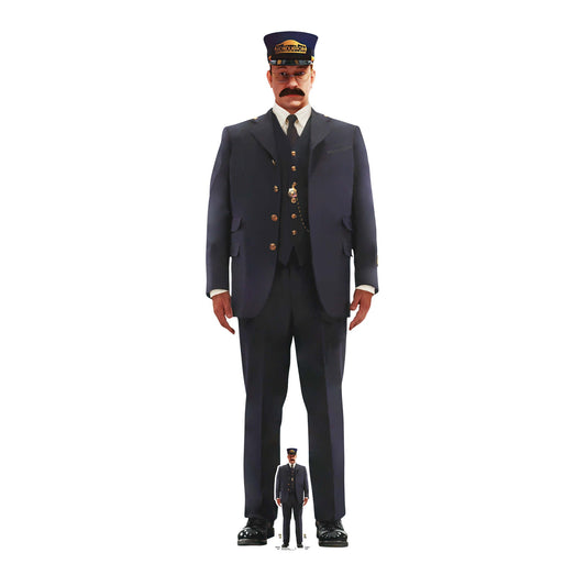 Conductor Polar Express Cardboard Cut Out Height 184cm collectible from Star Cutouts