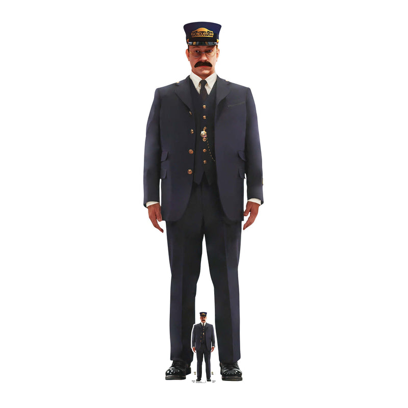 Conductor Polar Express Cardboard Cut Out Height 184cm collectible from Star Cutouts