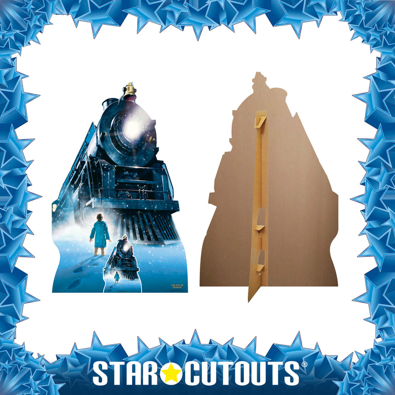 Polar Express Train Cardboard Cut Out Height 142cm, close-up detail