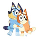 Bluey and Bingo Cardboard Cut Out Height 91cmBluey Cardboard Cutout UK | Life Size Party Decoration