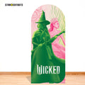Wicked Glinda and Elphaba Logo Backdrop Single Cardboard Cut Out Height 185cm, alternate view