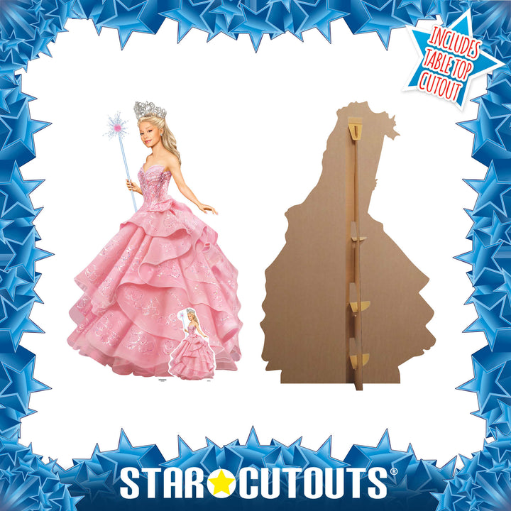 Glinda Wicked Pink Witch  Cardboard Cut Out Height 150cm