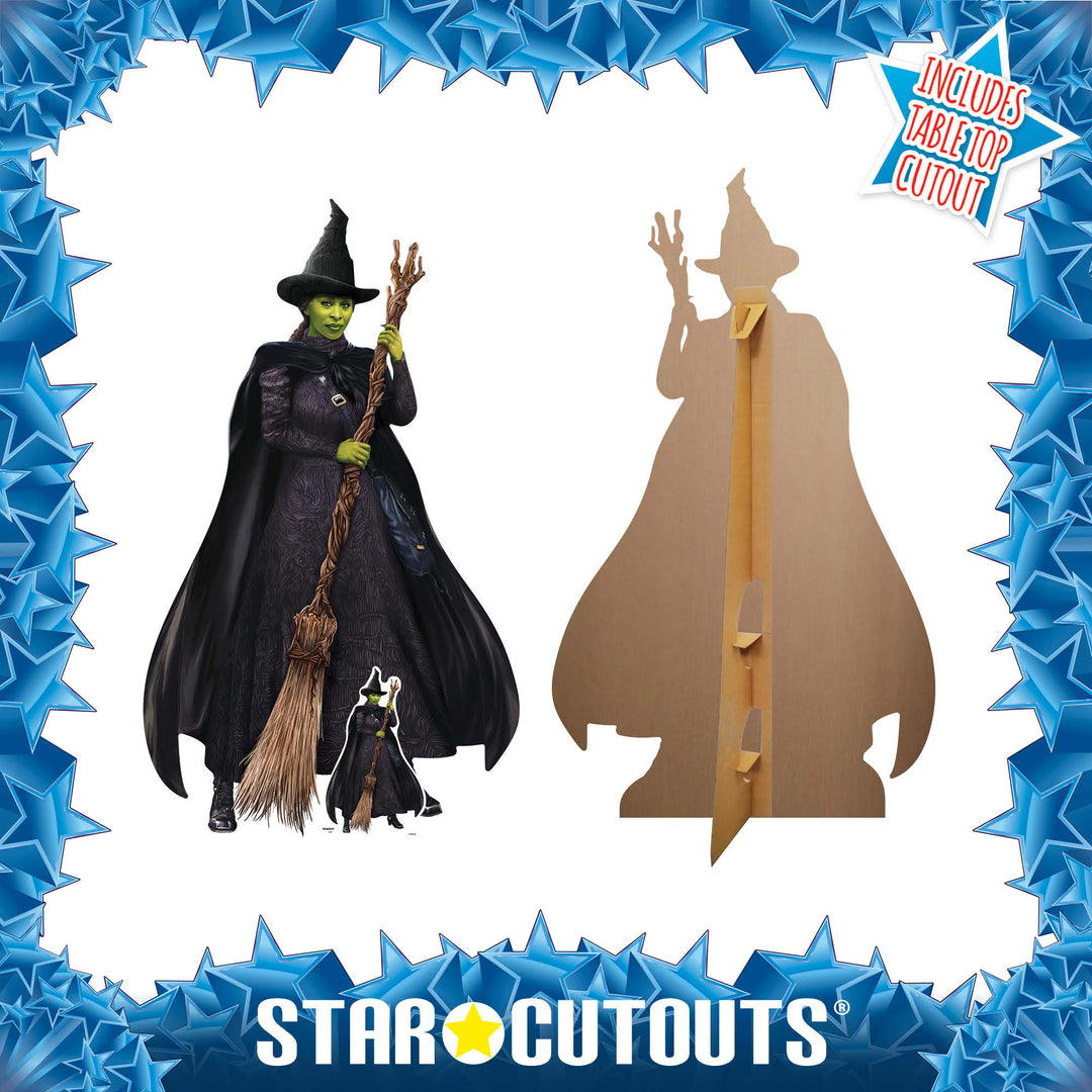 Elphaba Wicked Green Witch Cardboard Cut Out Height 159cm