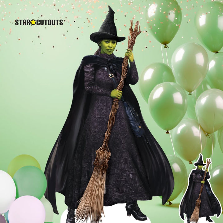Elphaba Wicked Green Witch Cardboard Cut Out Height 159cm