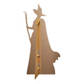 Wicked Elphaba Witch Green & Black Silhouette Cardboard Cut Out Height 163cm, close-up detail