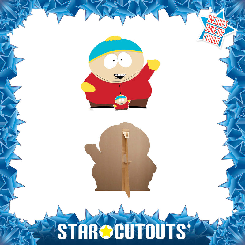 South Park Cartman Cardboard Cut Out Height 89cm, close-up detail