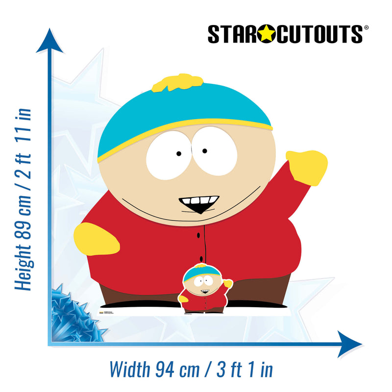 South Park Cartman Cardboard Cut Out Height 89cm, alternate view