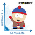 South Park Stan Cardboard Cut Out Height 95cm, side angle