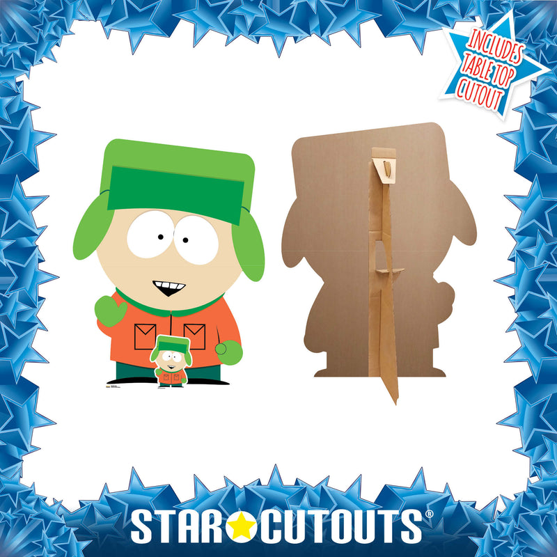 South Park Kyle Cardboard Cut Out Height 91cm, close-up detail