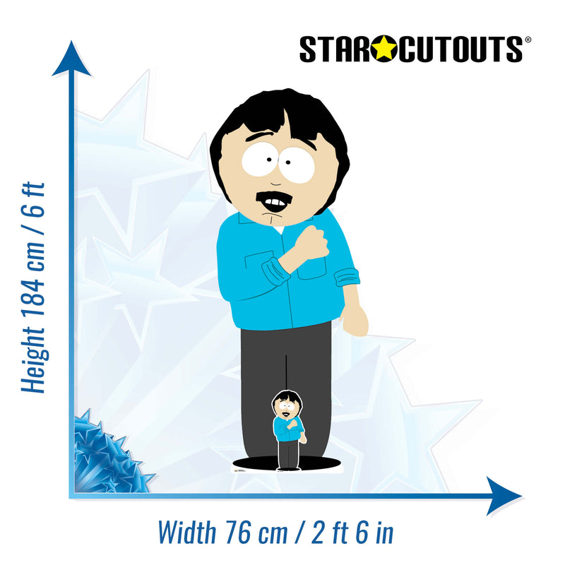 South Park Randy Cardboard Cut Out Height 184cm, alternate view