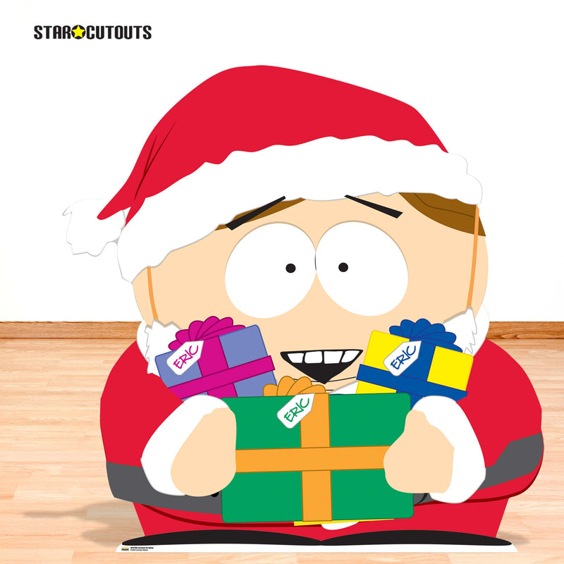 South Park Cartman as Santa Cardboard Cut Out Height 95cm, alternate view