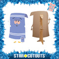 South Park Towelie Cardboard Cut Out Height 94cm, rear view