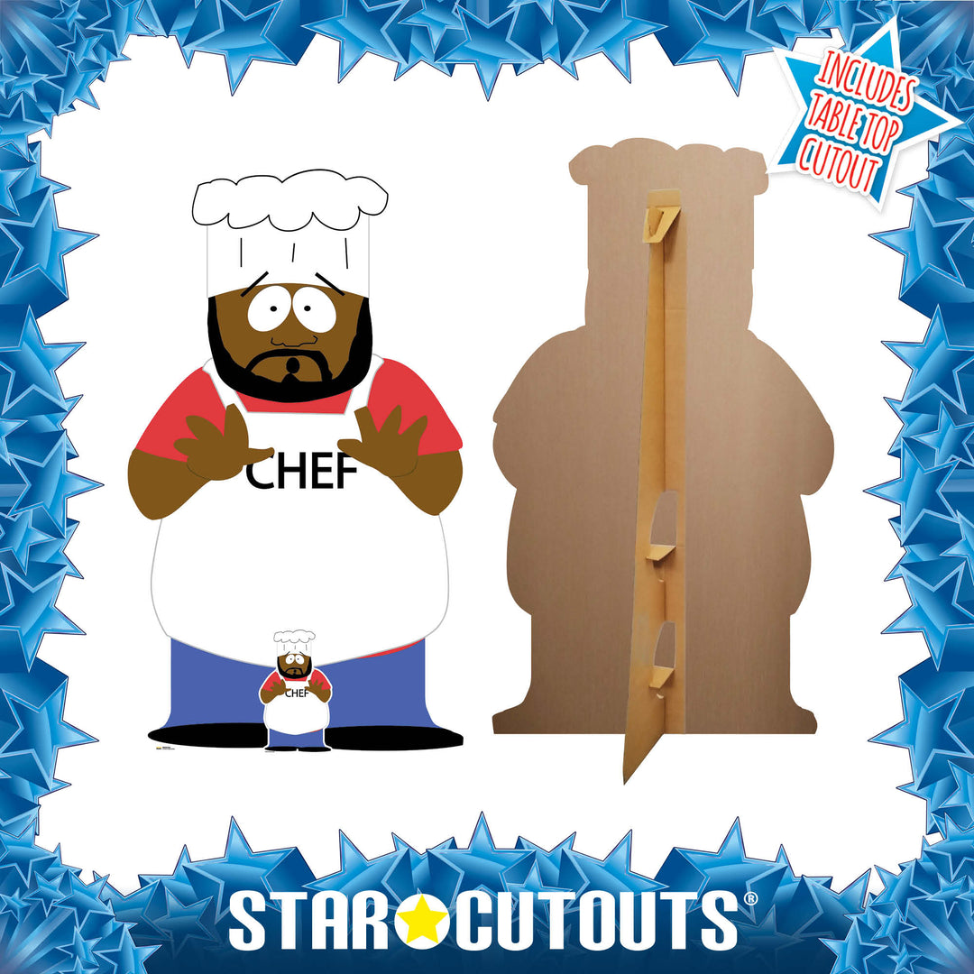 South Park Chef  Cardboard Cut Out Height 164cm