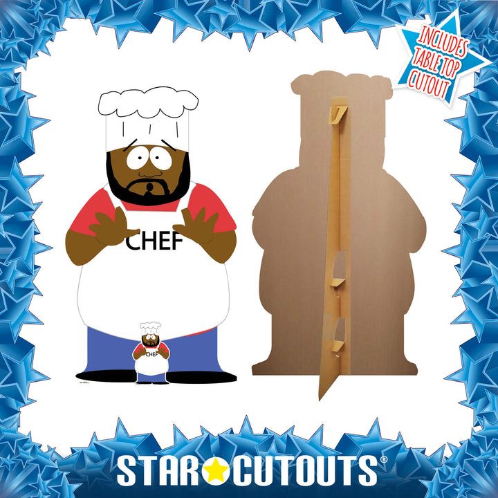 South Park Chef  Cardboard Cut Out Height 164cm