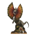 Dilophosaurus Dinosaur Jurassic World Rebirth Cardboard Cut Out Height 135cm, rear view