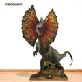 Dilophosaurus Dinosaur Jurassic World Rebirth Cardboard Cut Out Height 135cm collectible from Star Cutouts