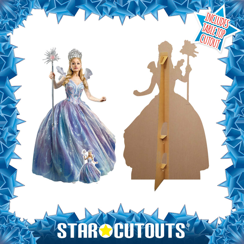 Wicked For Good Glinda Cardboard Cut Out Height 152cm, packaging shot