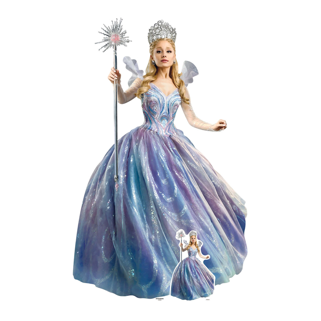 Wicked For Good Glinda Cardboard Cut Out Height 152cm