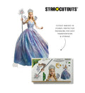 Wicked For Good Glinda Cardboard Cut Out Height 152cm, side angle