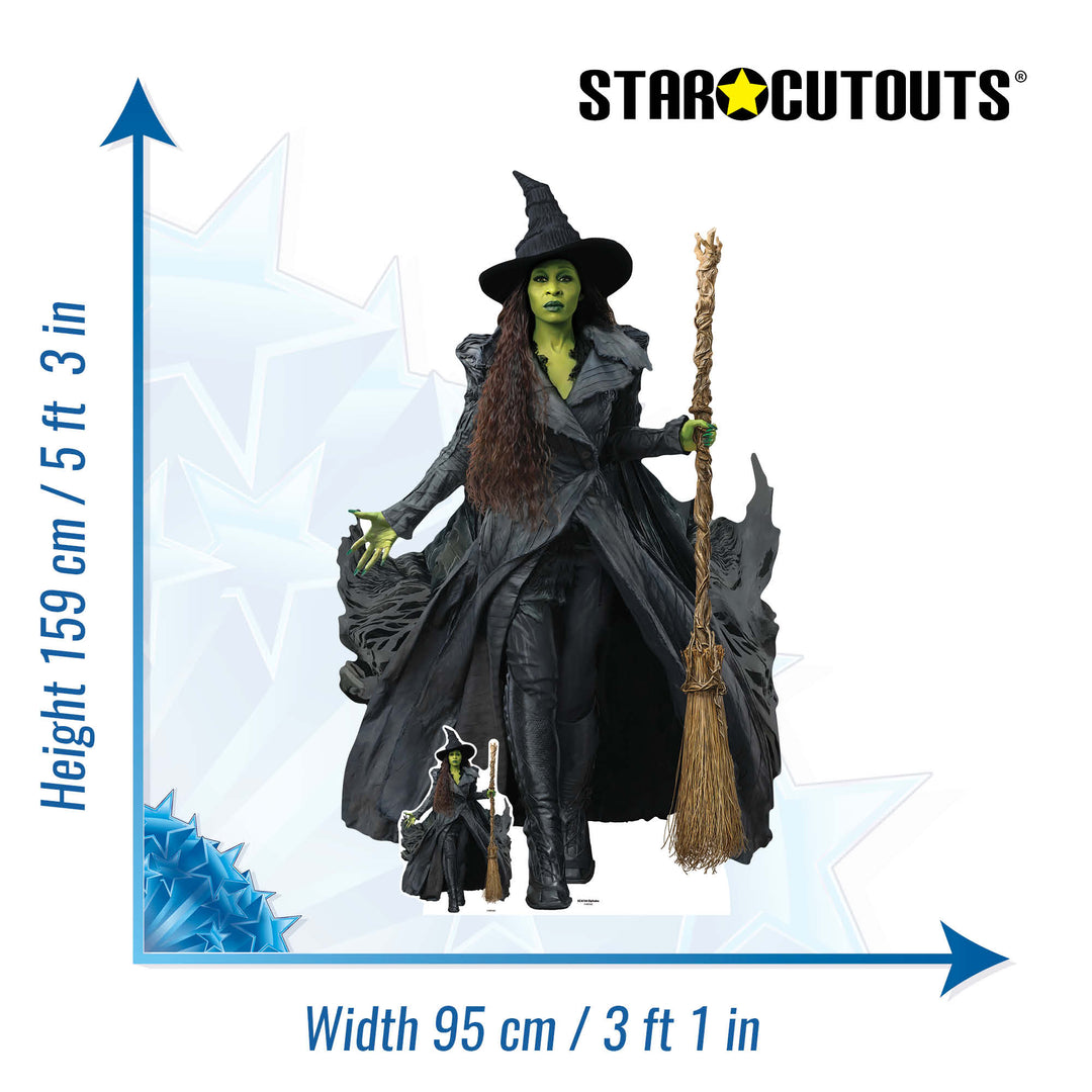 SC4736 Wicked For Good Elphaba Cardboard Cut Out Height 159cm ...