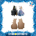 Wicked For Good Glinda Elphaba Shelf Top Pack Cardboard Cut Out Height 32cm, close-up detail