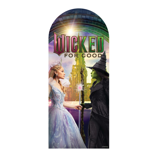 Wicked For Good Glinda Elphaba Emerald City Backdrop Single - Height 185cm collectible from Star Cutouts
