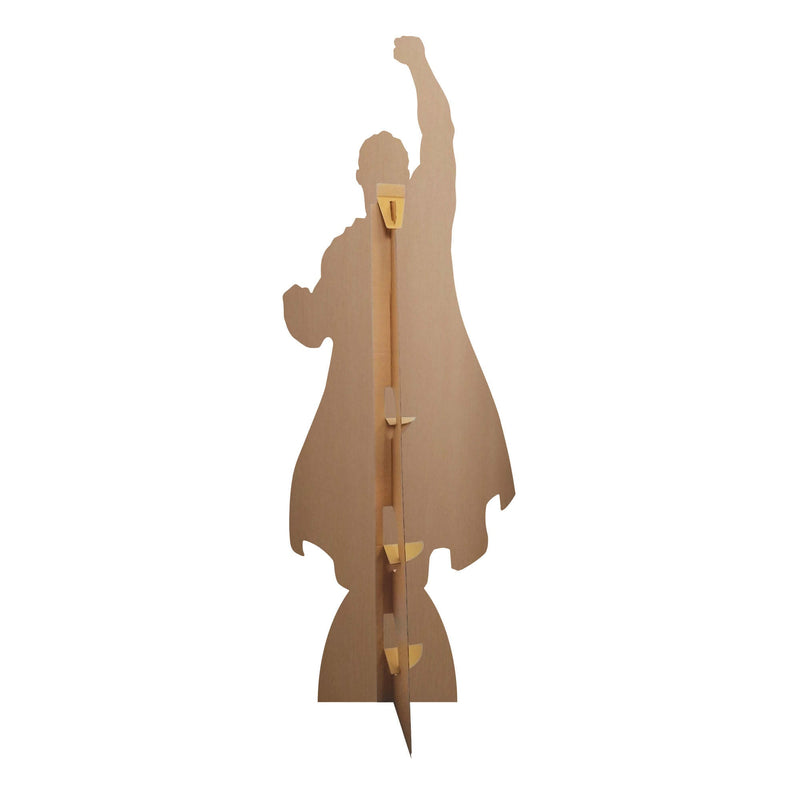 Superman Takes Flight Comic Style Cardboard Cut Out Height 228cm, close-up detail