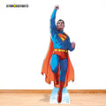 Superman Takes Flight Comic Style Cardboard Cut Out Height 228cm, side angle