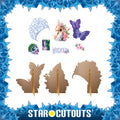 Wicked For Good Glinda Star Mini Multipack Bundle (Multi-Function) - Height 55cm, close-up detail