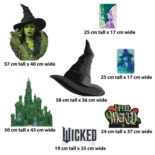 Wicked For Good Elphaba Star Mini Bundle (Multi-Function) Cardboard Cutouts, alternate view