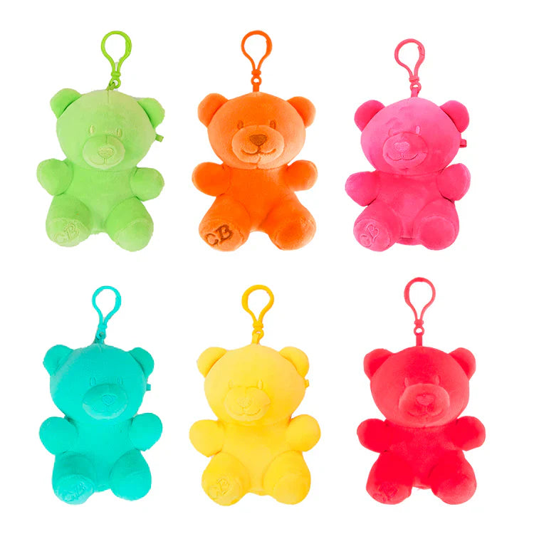 Squishy Candy Bears 4.5 Plush Clip Assortment