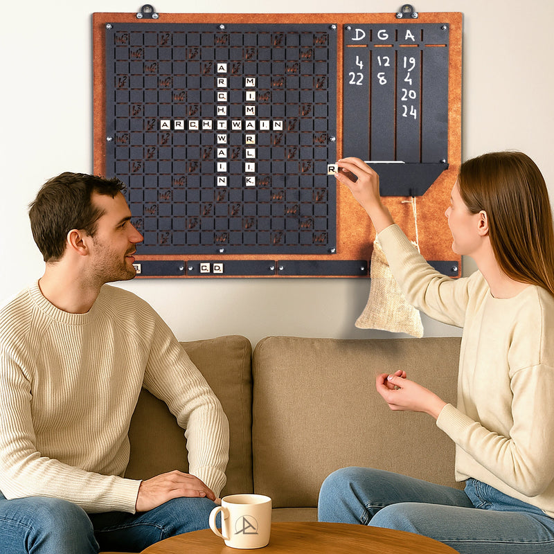 Words Wall Game, rear view