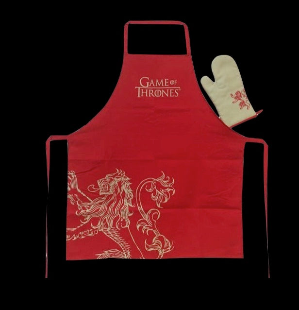 Game of Thrones House Lannister Apron and Oven Glove Set alternate view