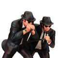 Blues Brothers Jake and Elwood Singing 7" Scale Figure Set with Spotlights close up detail