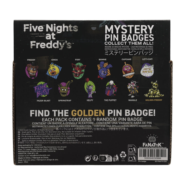 Five Nights at Freddy's Mystery Pin Badge