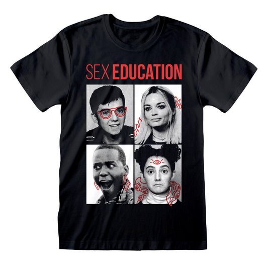 Sex Education Character Pics T-shirt collectible from Heroes Inc Dropship