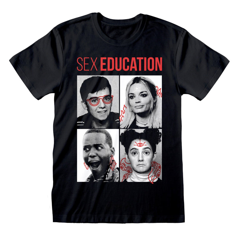 Sex Education Character Pics T-shirt collectible from Heroes Inc Dropship