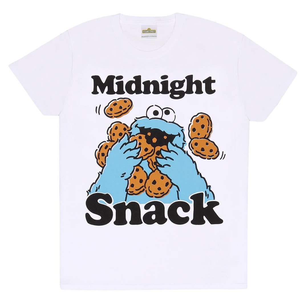 Sesame Street Midnight Snacks Unisex Adults T-Shirt