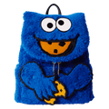 Loungefly - Sesame Street Cookie Monster Plush Cosplay Mini Backpack with Coin Bag