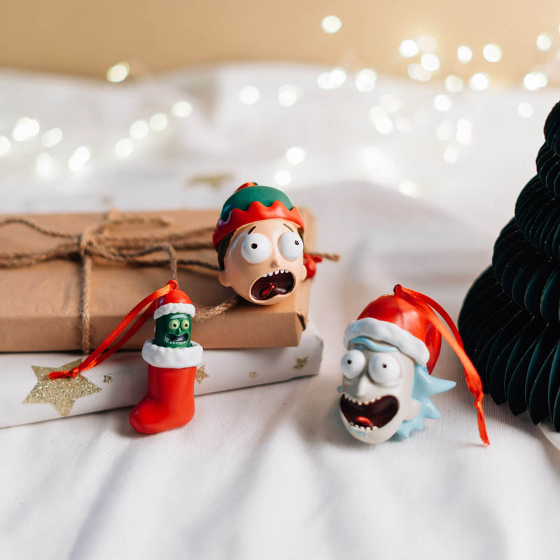 Rick and Morty Christmas Tree Decoration Set of 3