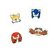 Sonic Set of 4 Pins