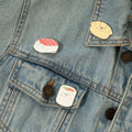 Pusheen Sushi Roll Set of 4 Enamel Pins