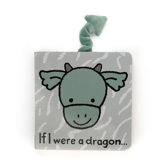 Jellycat If I Were A Dragon Book and Bashful Dragon Small