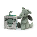Jellycat If I Were A Dragon Book and Bashful Dragon Small