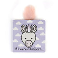 Jellycat If I Were a Unicorn Board Book and Bashful Unicorn Medium