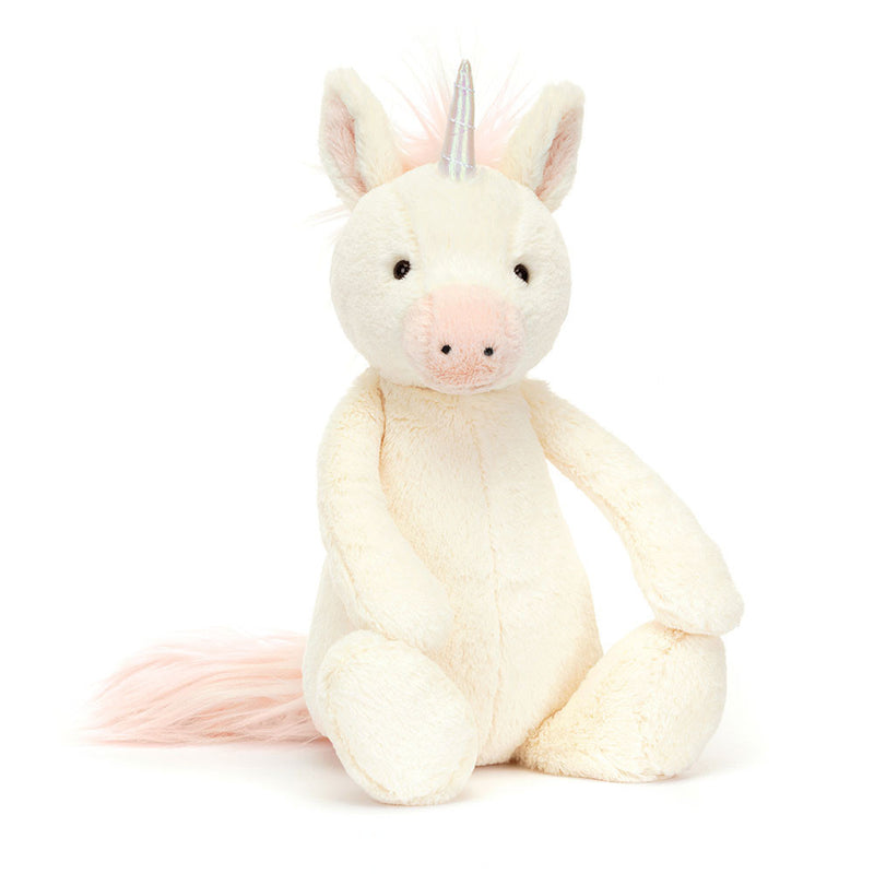 Jellycat If I Were a Unicorn Board Book and Bashful Unicorn Medium